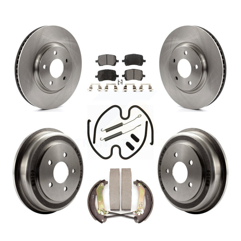 Transit Auto K8F-103638 Disc Brake Kit for 2005-2007 Chevrolet Malibu - Front and Rear product image