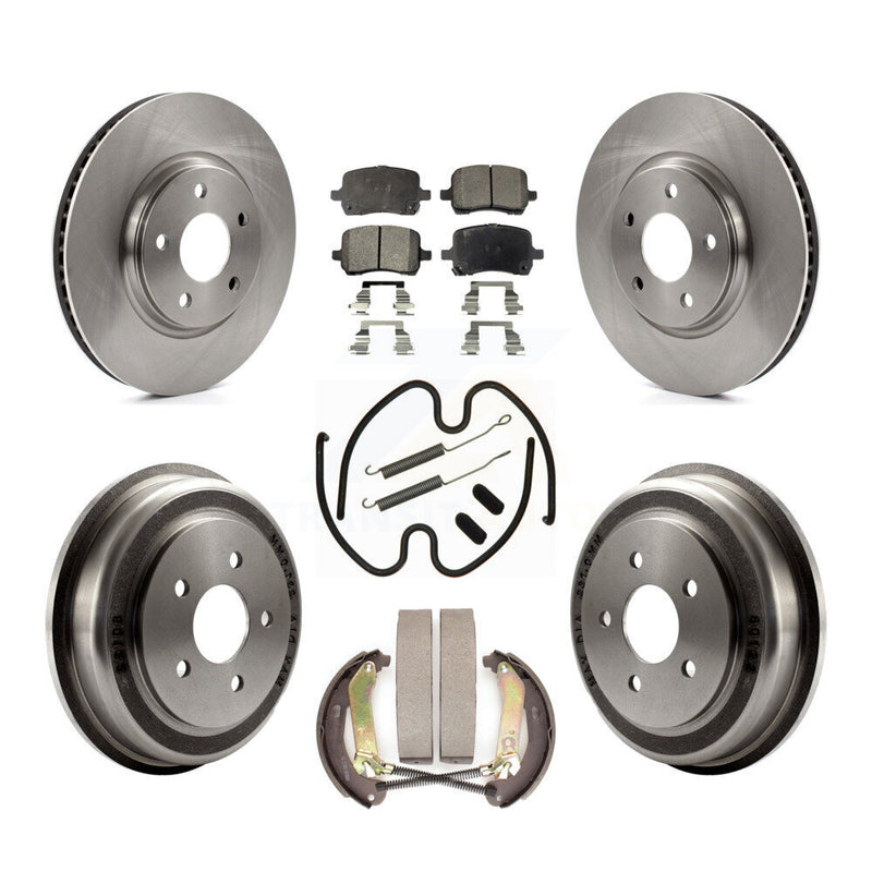 Transit Auto K8F-103640 Disc Brake Kit for 2005-2006 Chevrolet Malibu - Front and Rear product image