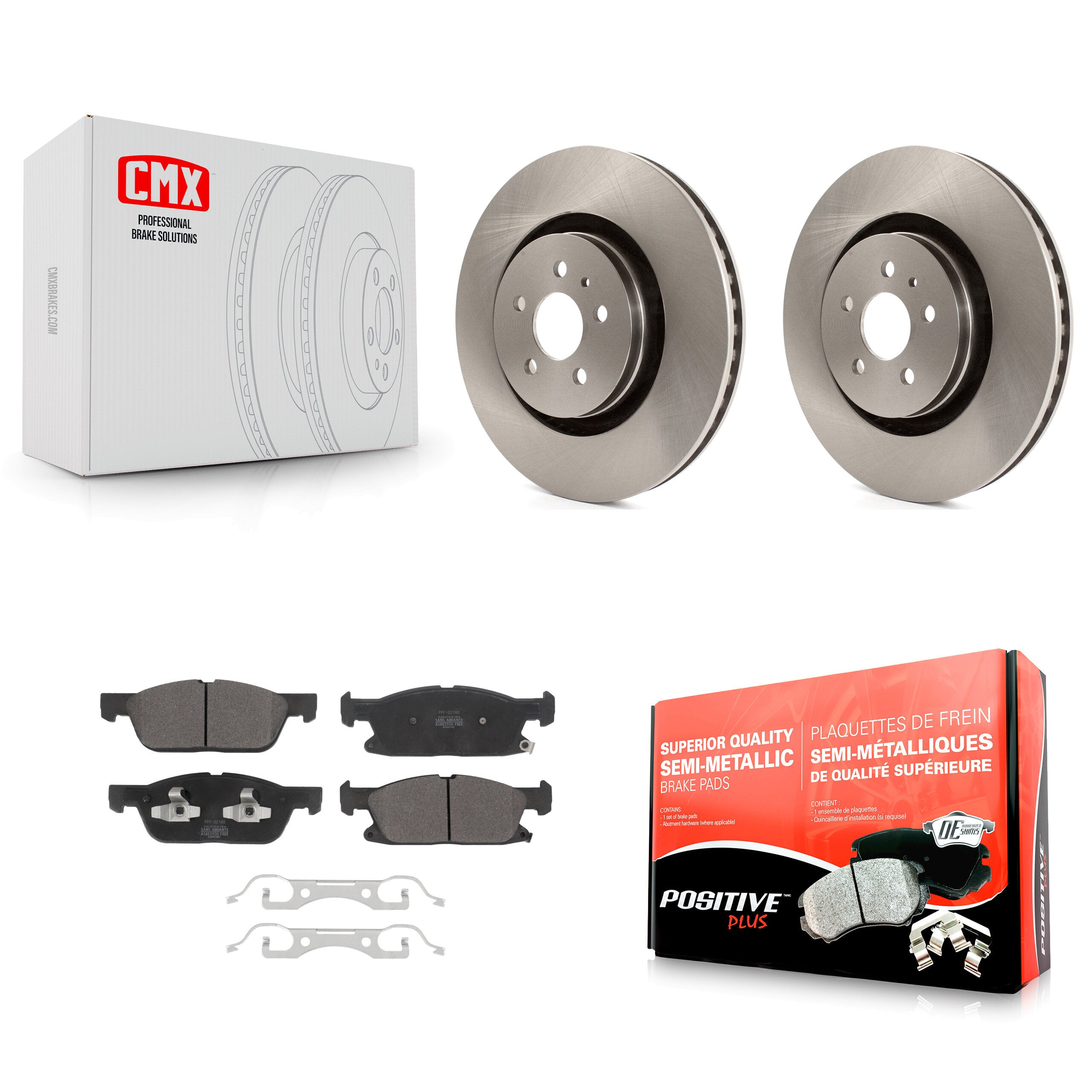 Transit Auto K8F-103650 Disc Brake Kit for 2019-2023 Lincoln Nautilus - Front product image
