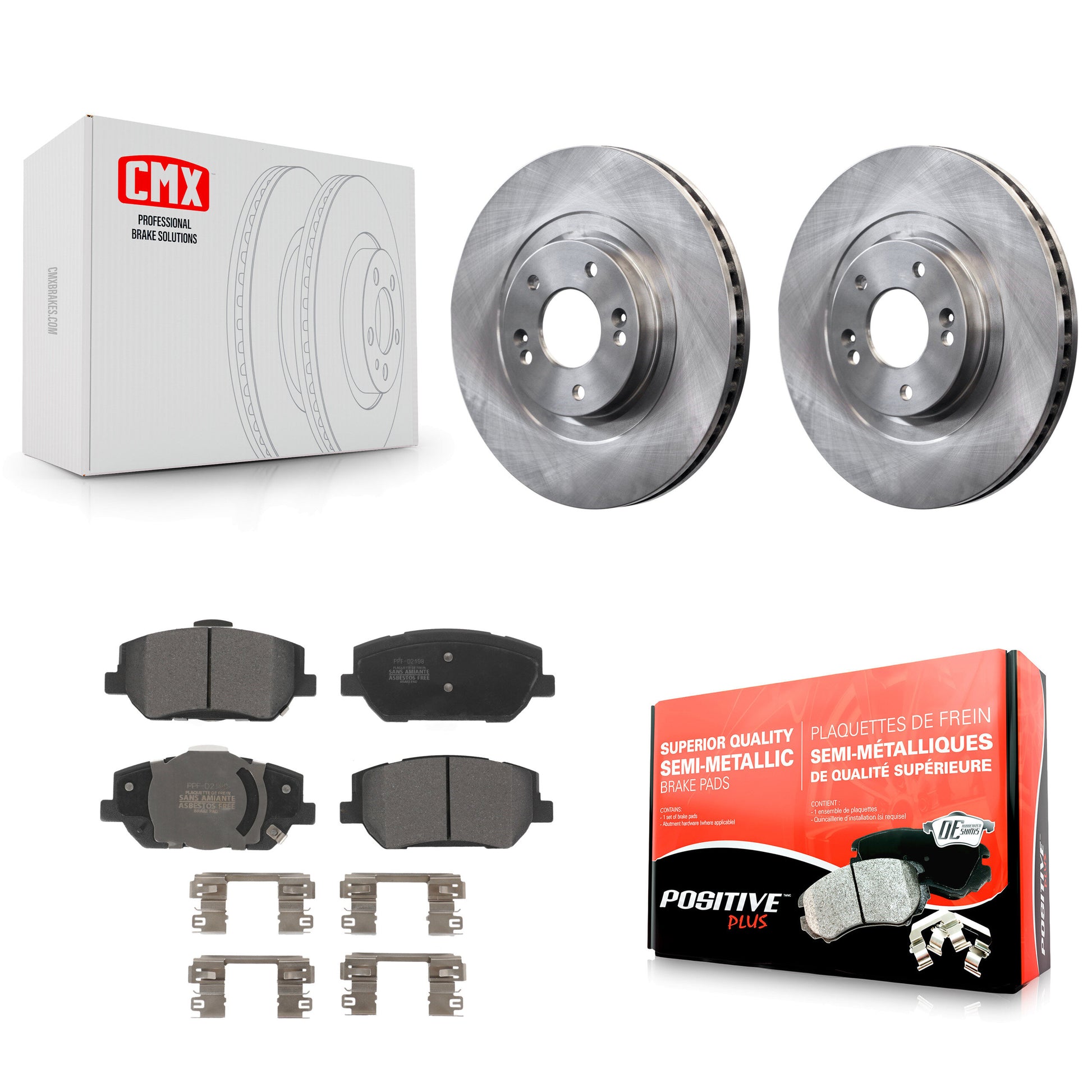 Transit Auto K8F-103656 Disc Brake Kit for 2019-2020 Hyundai Santa Fe - Front product image