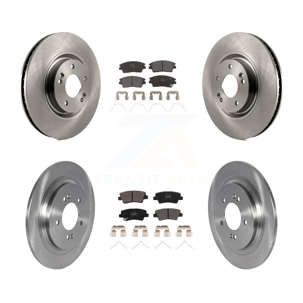 Transit Auto K8F-103658 Disc Brake Kit for 2017-2022 Kia Sportage - Front and Rear product image