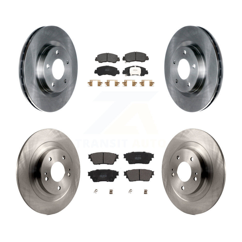 Transit Auto K8F-103678 Disc Brake Kit for 2018-2022 Mitsubishi Eclipse Cross - Front and Rear product image