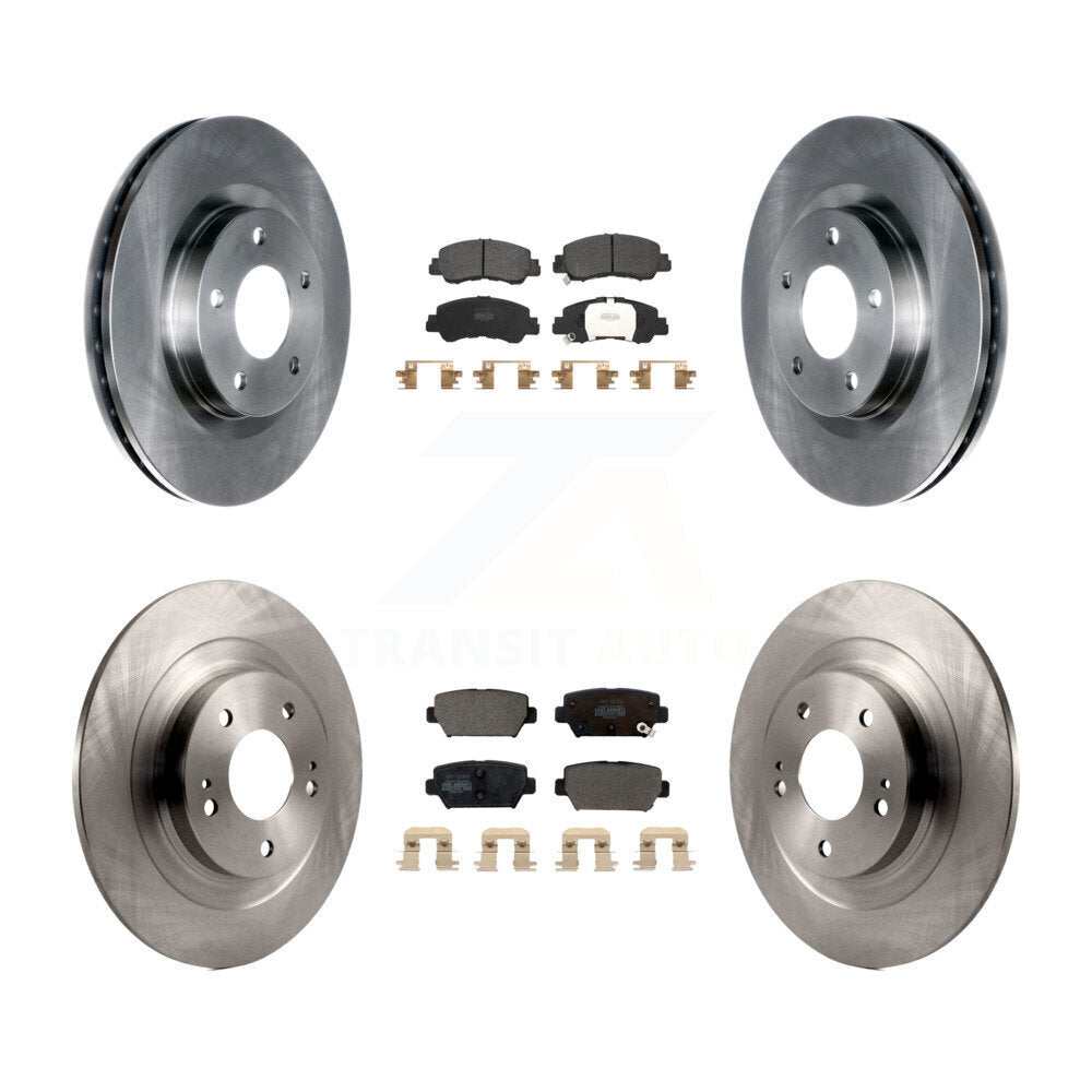 Transit Auto K8F-103679 Disc Brake Kit for 2018-2022 Mitsubishi Eclipse Cross - Front and Rear product image
