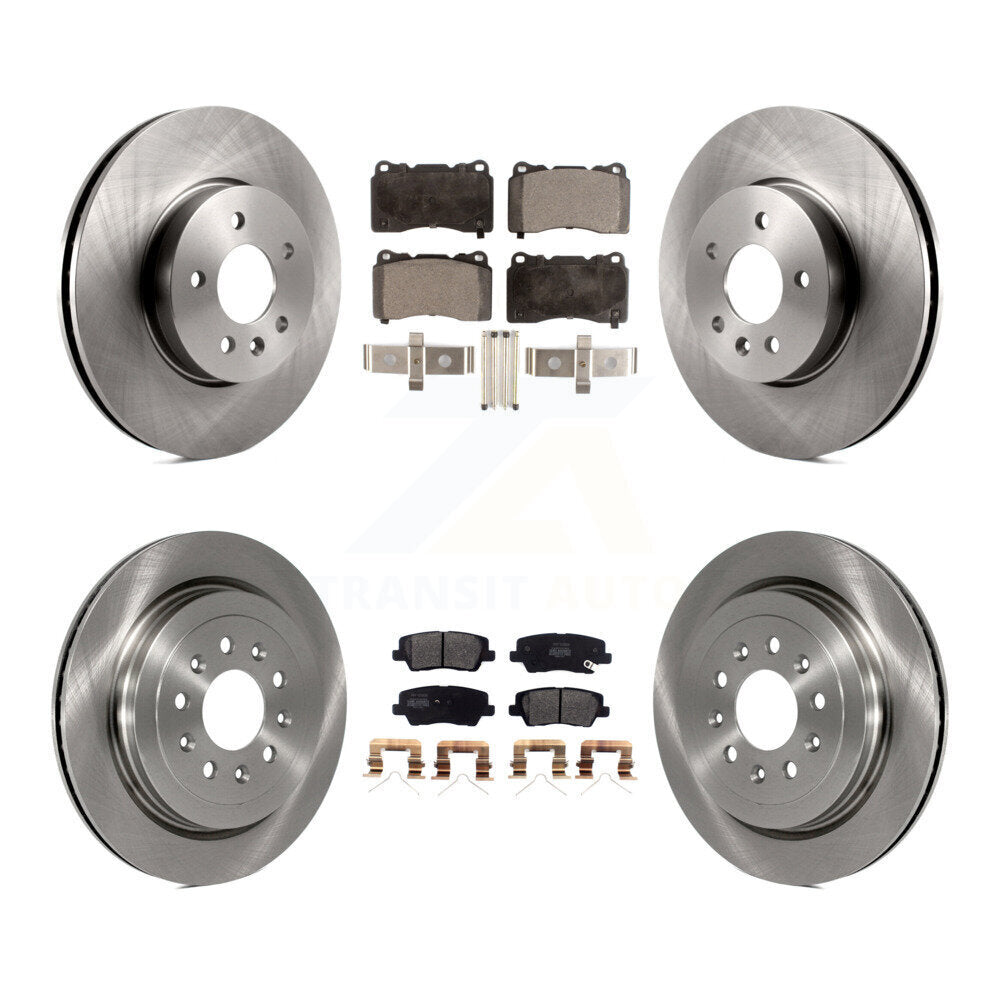 Transit Auto K8F-103695 Disc Brake Kit for 2017-2019 Cadillac ATS - Front and Rear product image