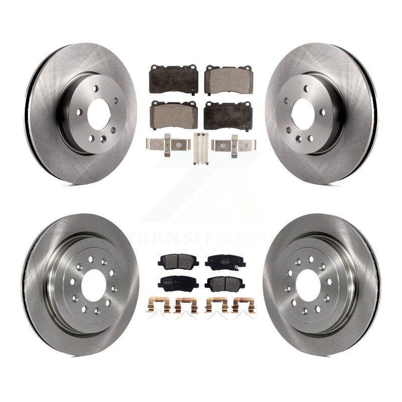 Transit Auto K8F-103695 Disc Brake Kit for 2017-2019 Cadillac ATS - Front and Rear product image