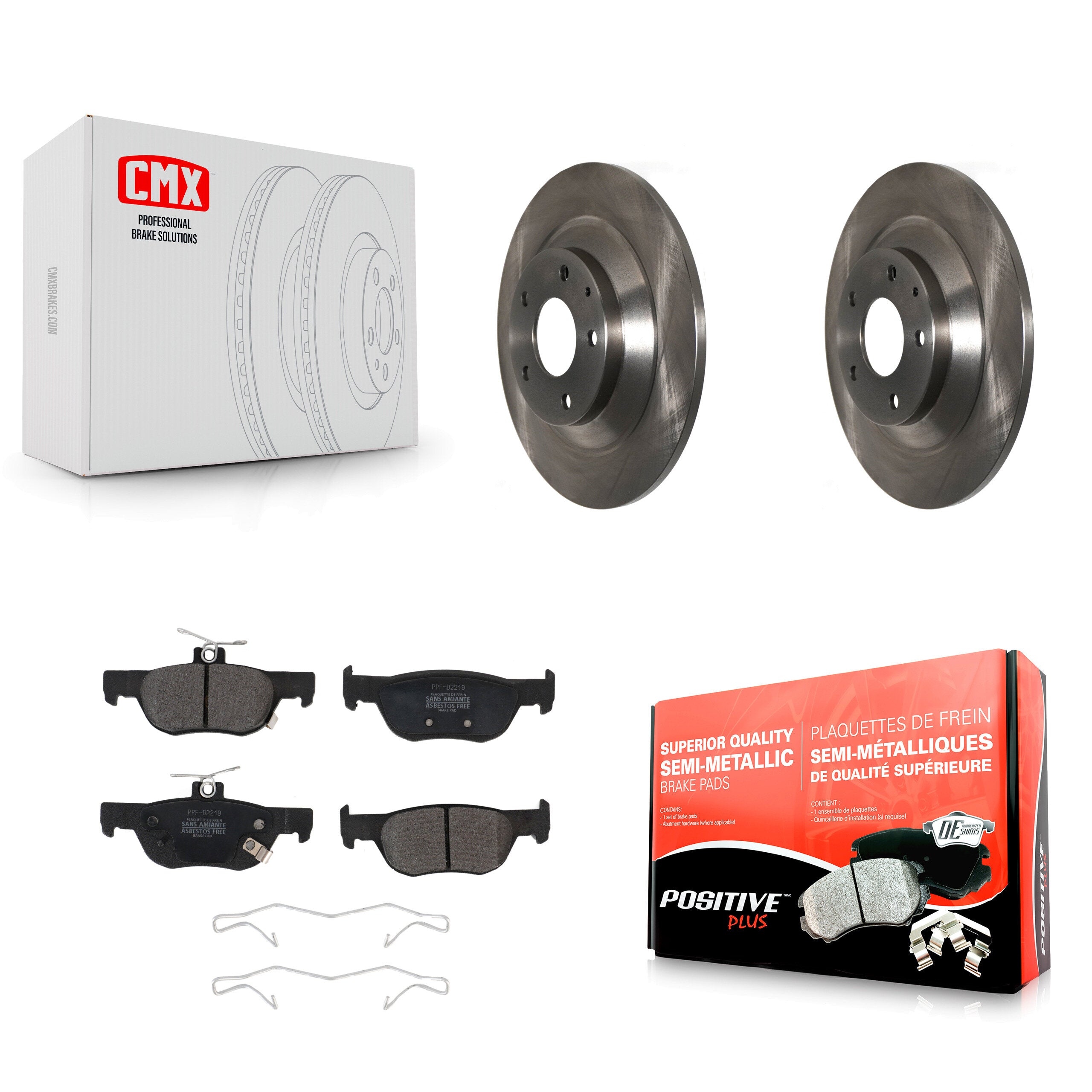 Transit Auto K8F-103701 Disc Brake Kit for 2020-2023 Mazda MX-30 EV, Mazda CX-30 - Rear product image