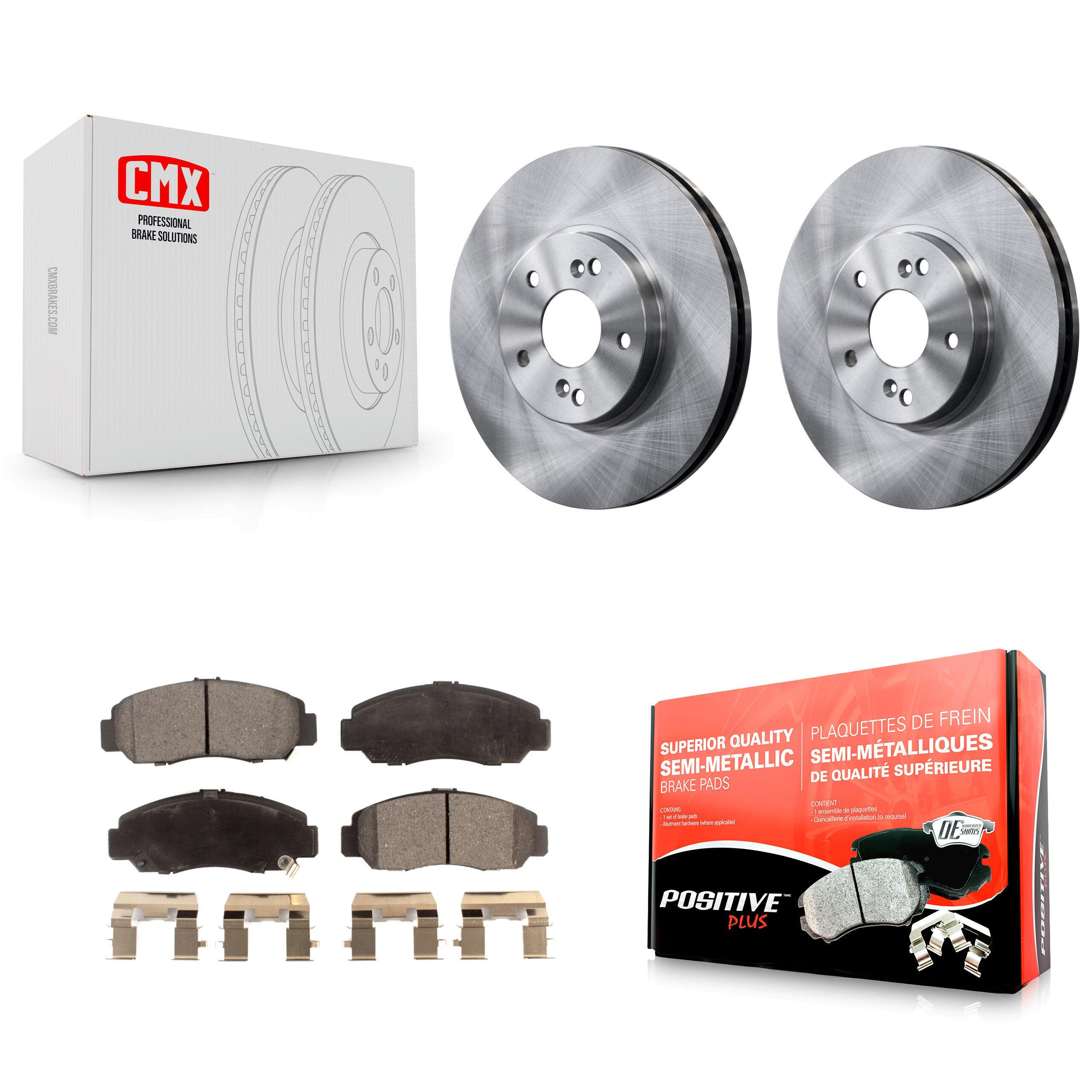 Transit Auto K8F-103706 Disc Brake Kit for 2005-2007 Honda Accord - Front product image