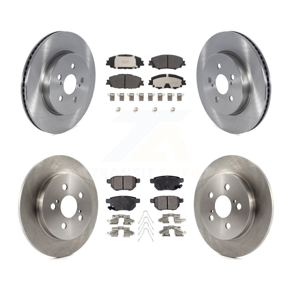 Transit Auto K8F-103710 Disc Brake Kit for 2020-2022 Toyota Corolla, Toyota Prius Prime - Front and Rear product image