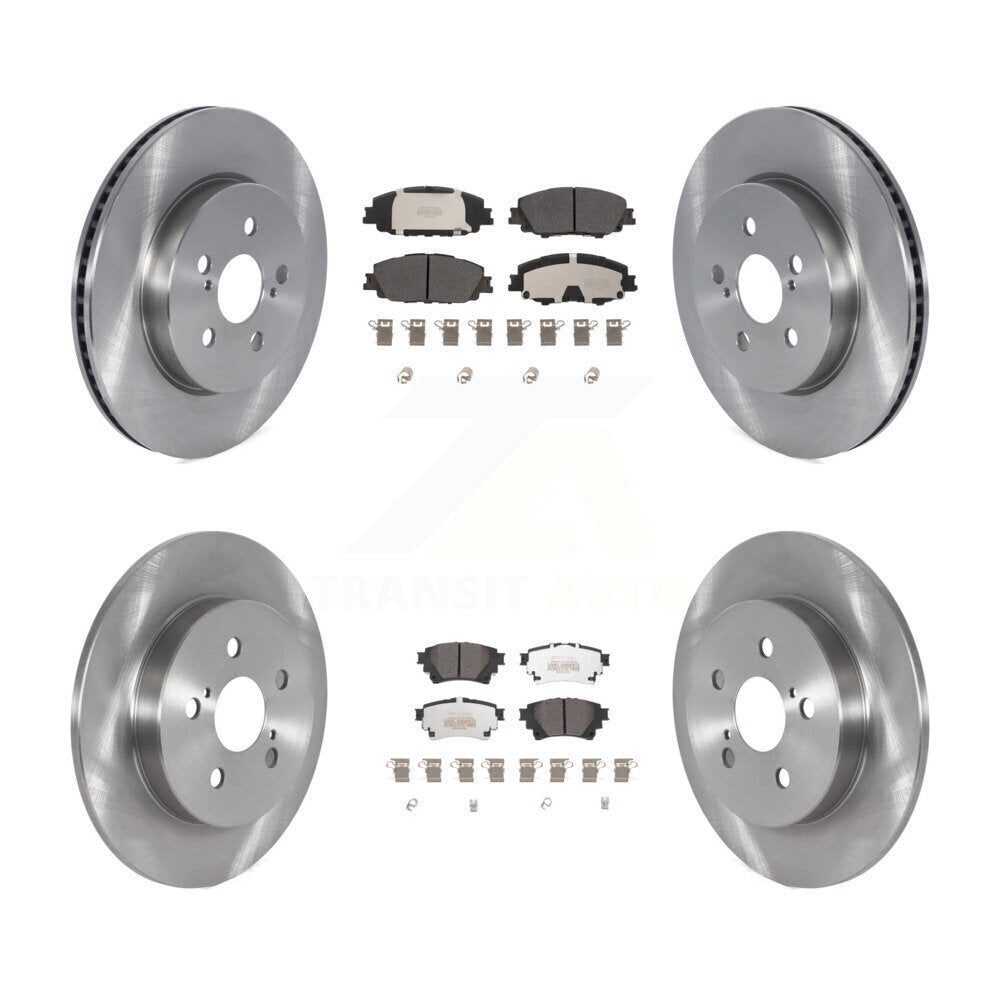 Transit Auto K8F-103711 Disc Brake Kit for 2019-2024 Toyota Corolla - Front and Rear product image