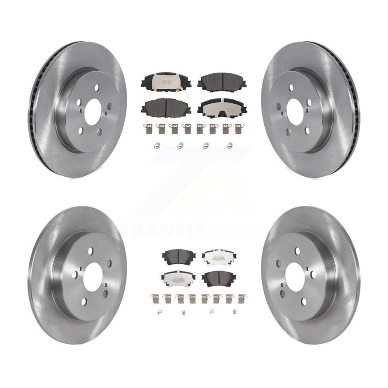 Transit Auto K8F-103711 Disc Brake Kit for 2019-2024 Toyota Corolla - Front and Rear product image