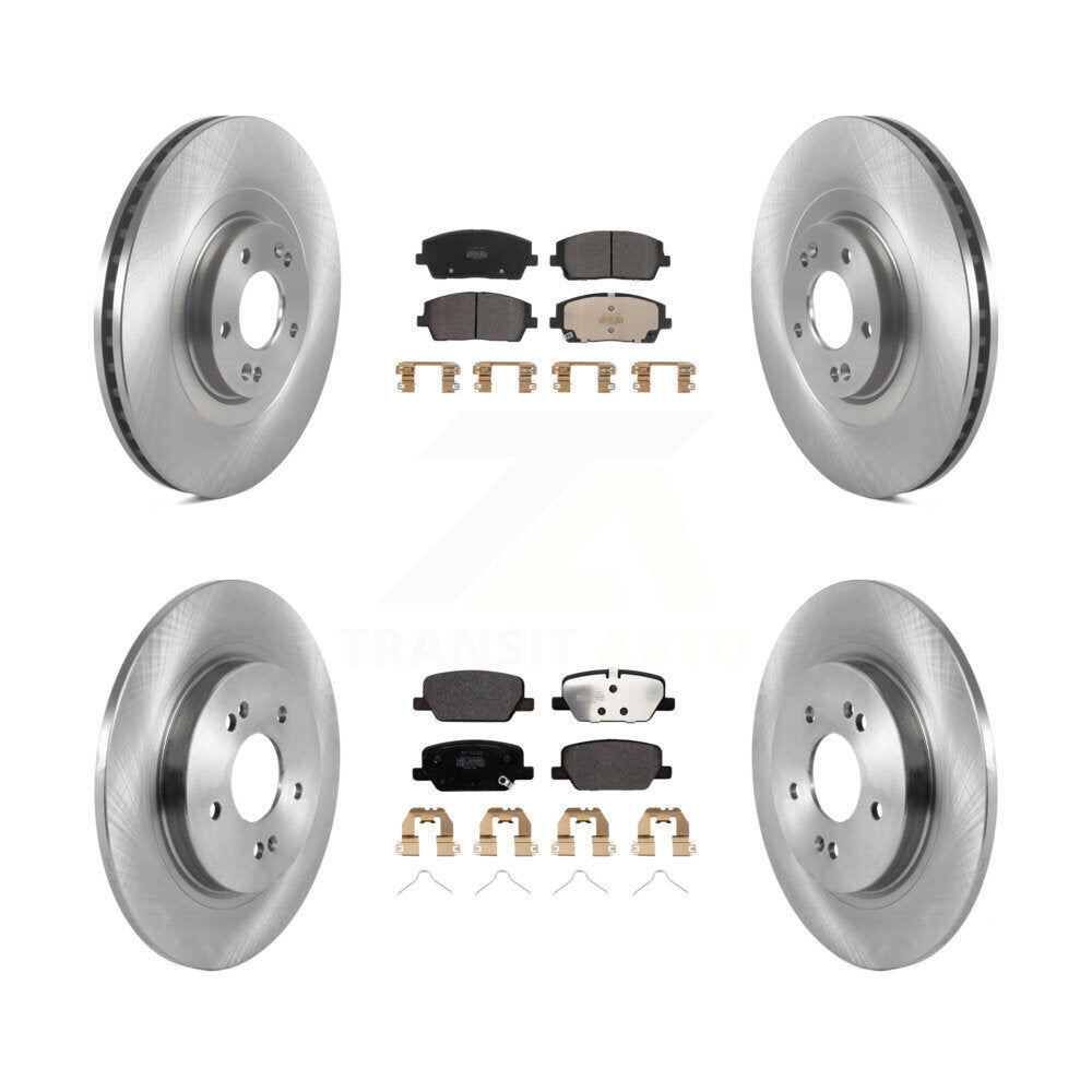 Transit Auto K8F-103723 Disc Brake Kit for 2020-2024 Hyundai Palisade, Kia Telluride - Front and Rear product image