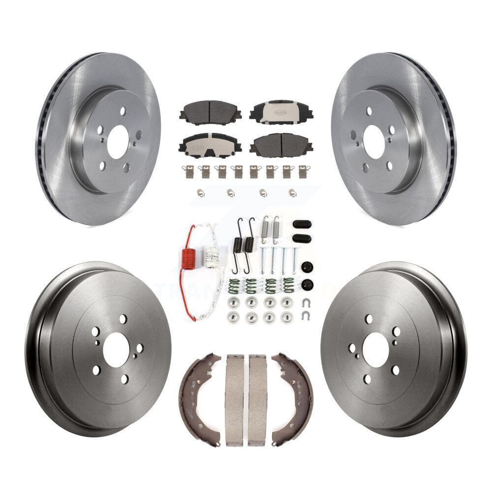 Transit Auto K8F-103725 Disc Brake Kit for 2019 Toyota Corolla - Front and Rear product image
