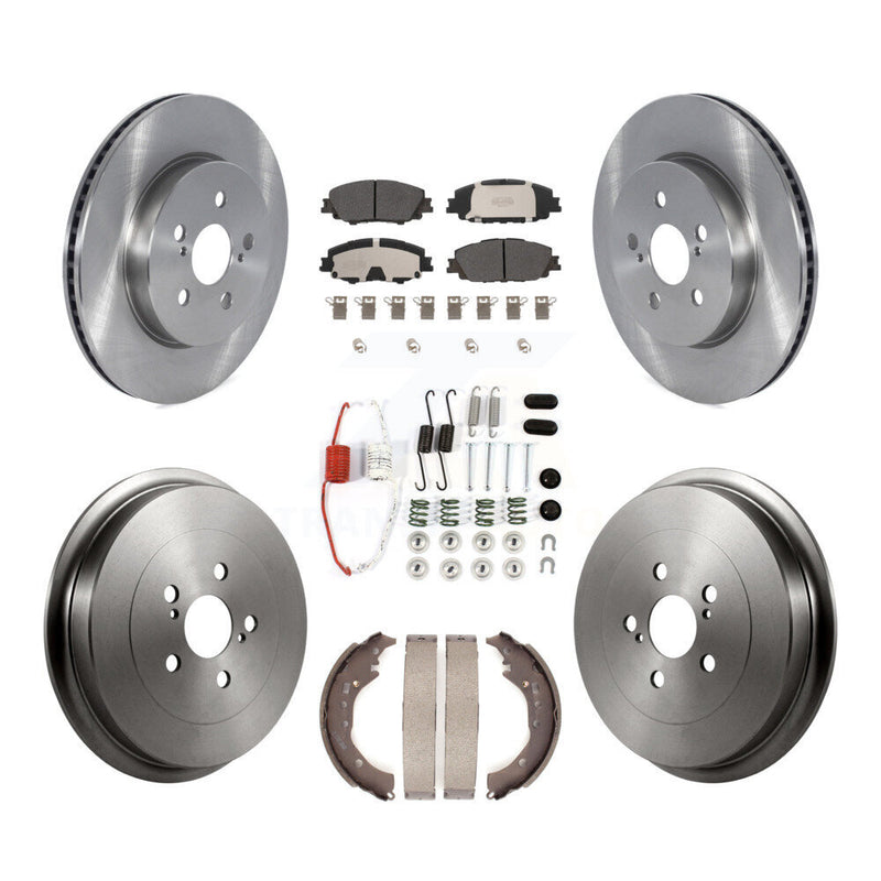 Transit Auto K8F-103725 Disc Brake Kit for 2019 Toyota Corolla - Front and Rear product image