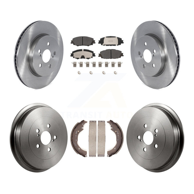 Transit Auto K8F-103730 Disc Brake Kit for 2019 Toyota Corolla - Front and Rear product image