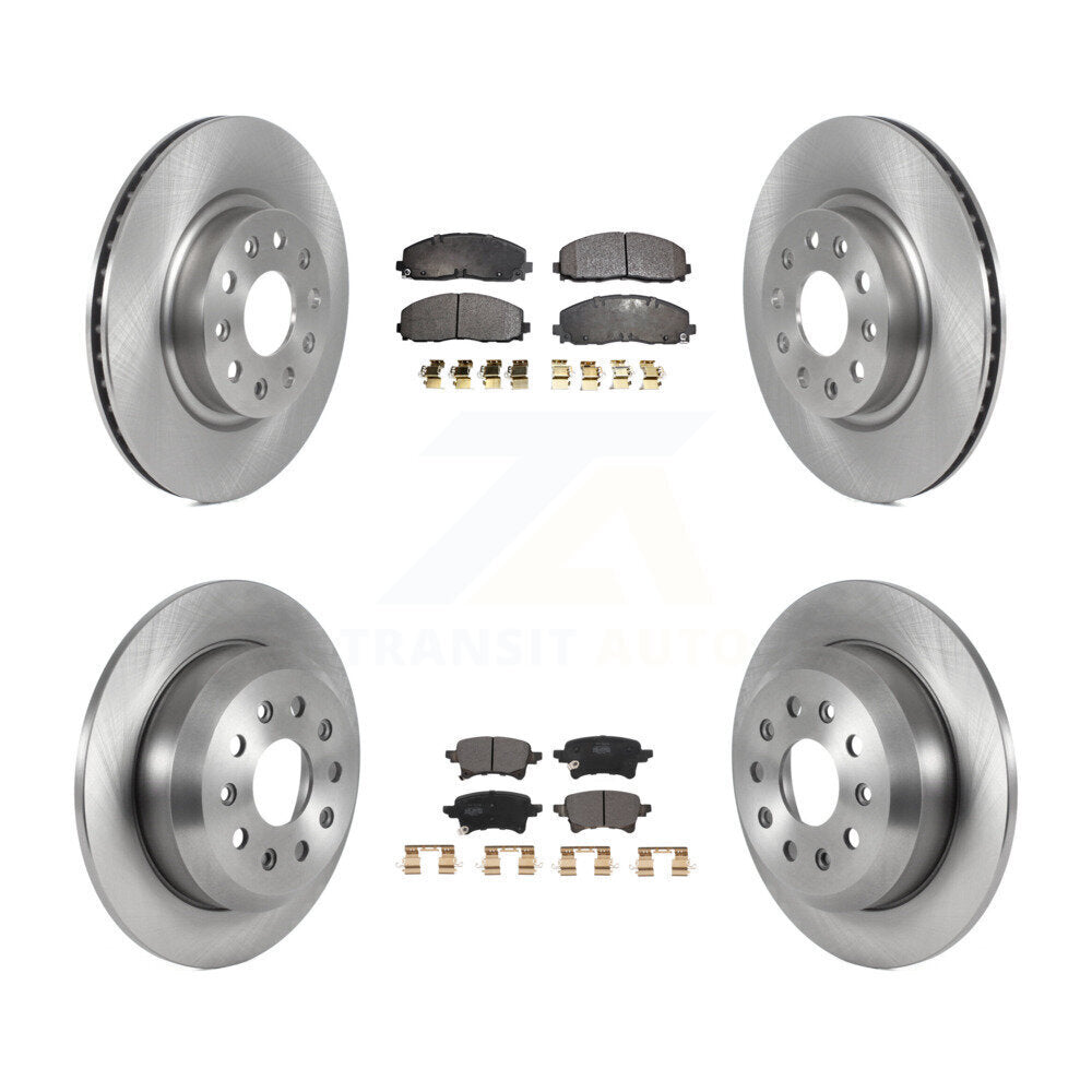 Transit Auto K8F-103757 Disc Brake Kit for 2021 Jeep Wrangler - Front and Rear product image