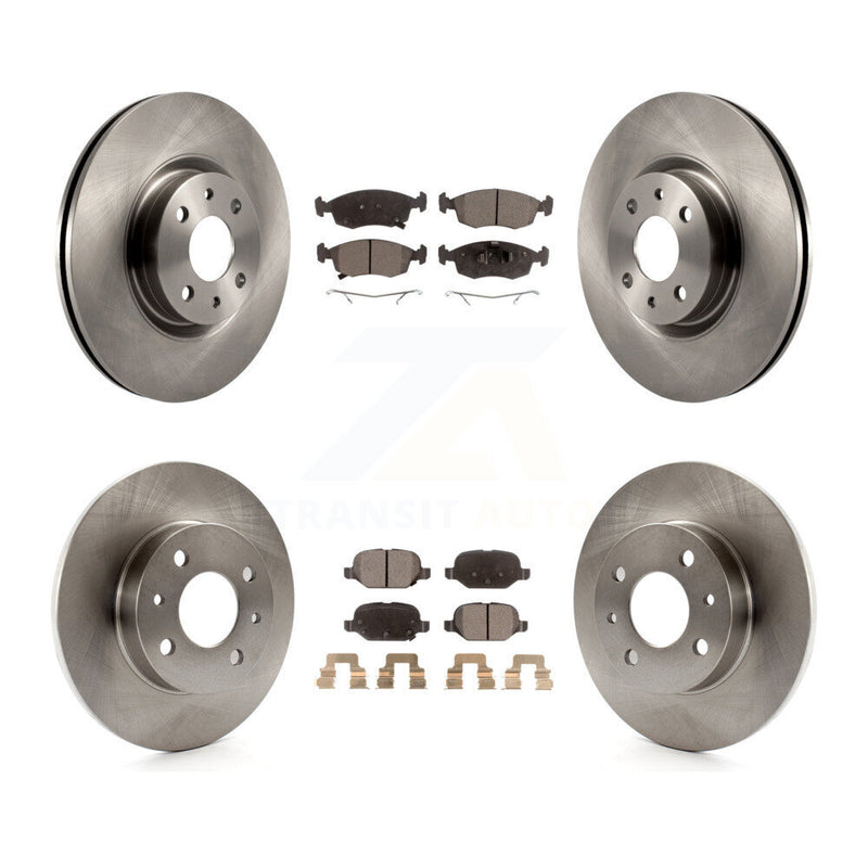 Transit Auto K8F-103760 Disc Brake Kit for 2018-2019 Fiat 500 - Front and Rear product image