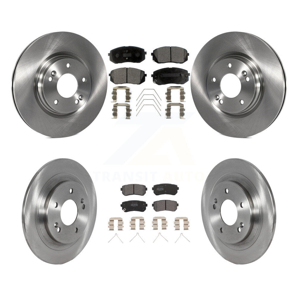 Transit Auto K8F-103764 Disc Brake Kit for 2018-2024 Hyundai Kona, Kia Seltos - Front and Rear product image