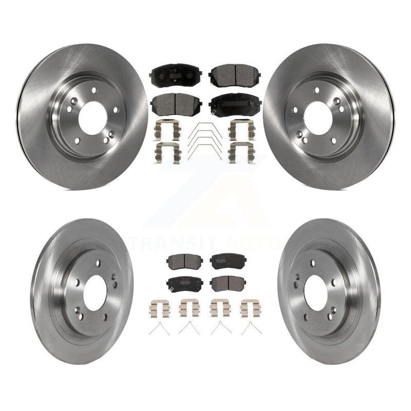 Transit Auto K8F-103764 Disc Brake Kit for 2018-2024 Hyundai Kona, Kia Seltos - Front and Rear product image