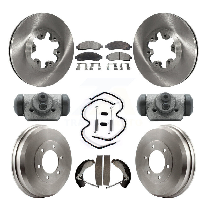 Transit Auto K8F-103795 Disc Brake Kit for 2004-2008 Isuzu i-290, Isuzu i-370, Isuzu i-280 & more - Front and Rear product image