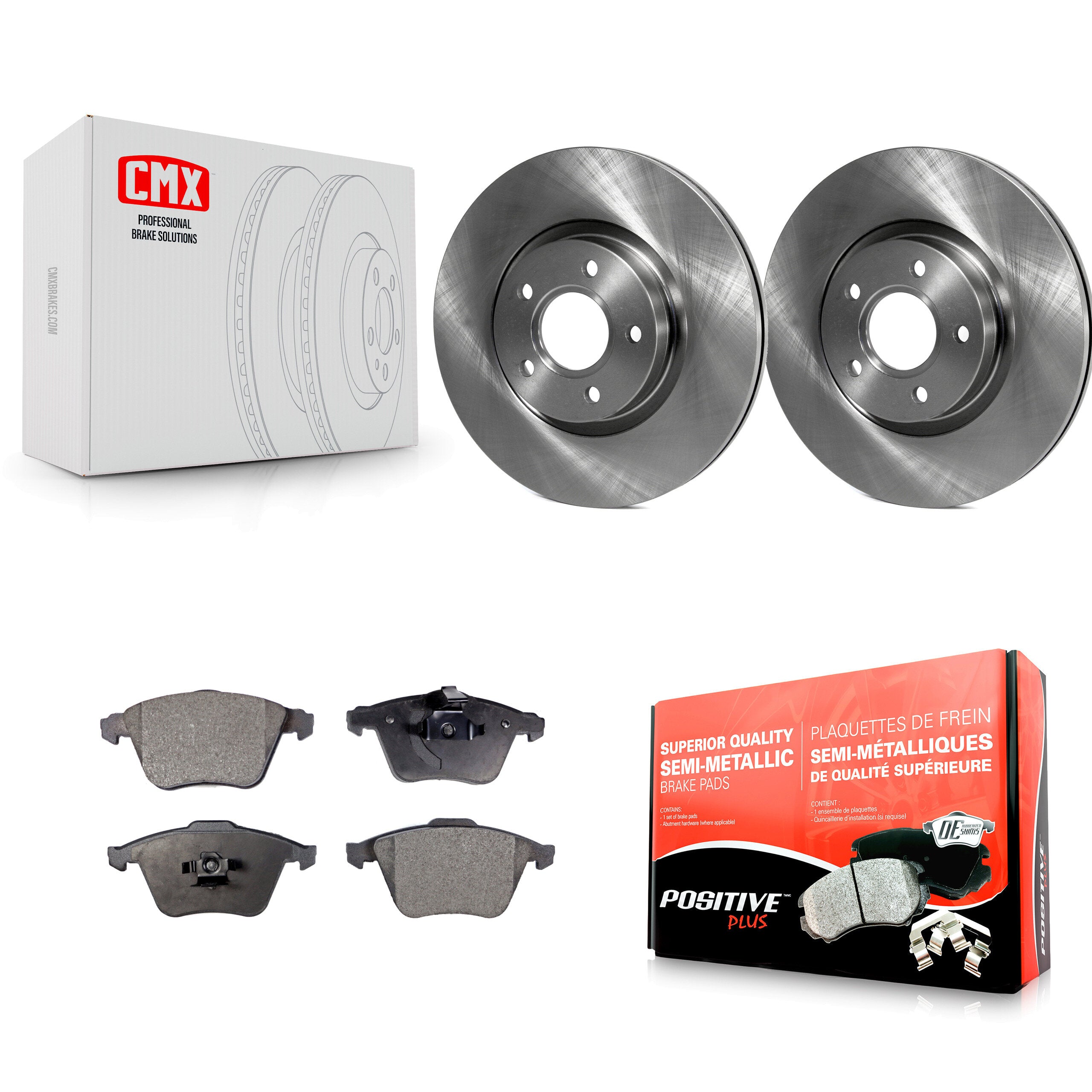 Transit Auto K8F-103801 Disc Brake Kit for 2004 Volvo S40 - Front product image