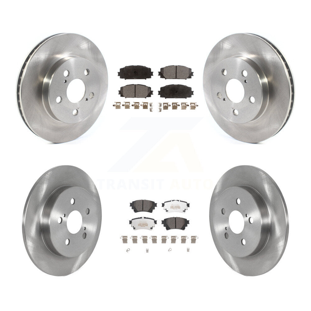 Transit Auto K8F-103809 Disc Brake Kit for 2020-2022 Toyota Corolla - Front and Rear product image
