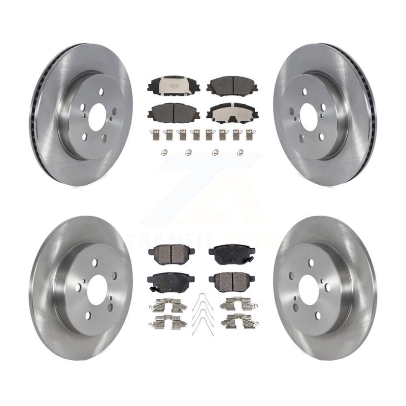Transit Auto K8F-103810 Disc Brake Kit for 2019 Toyota Corolla - Front and Rear product image