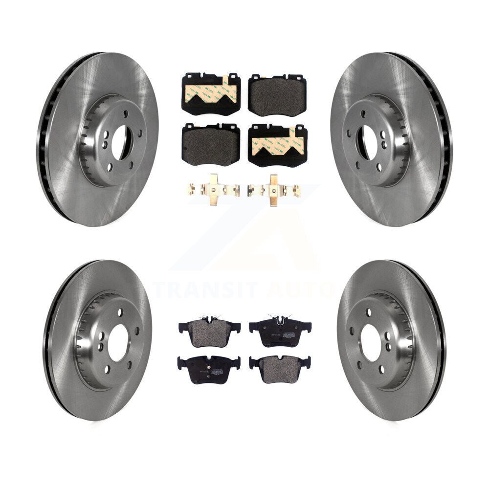 Transit Auto K8F-103834 Disc Brake Kit for 2015-2018 Mercedes-Benz C300, Mercedes-Benz C350e, Mercedes-Benz C400 - Front and Rear product image