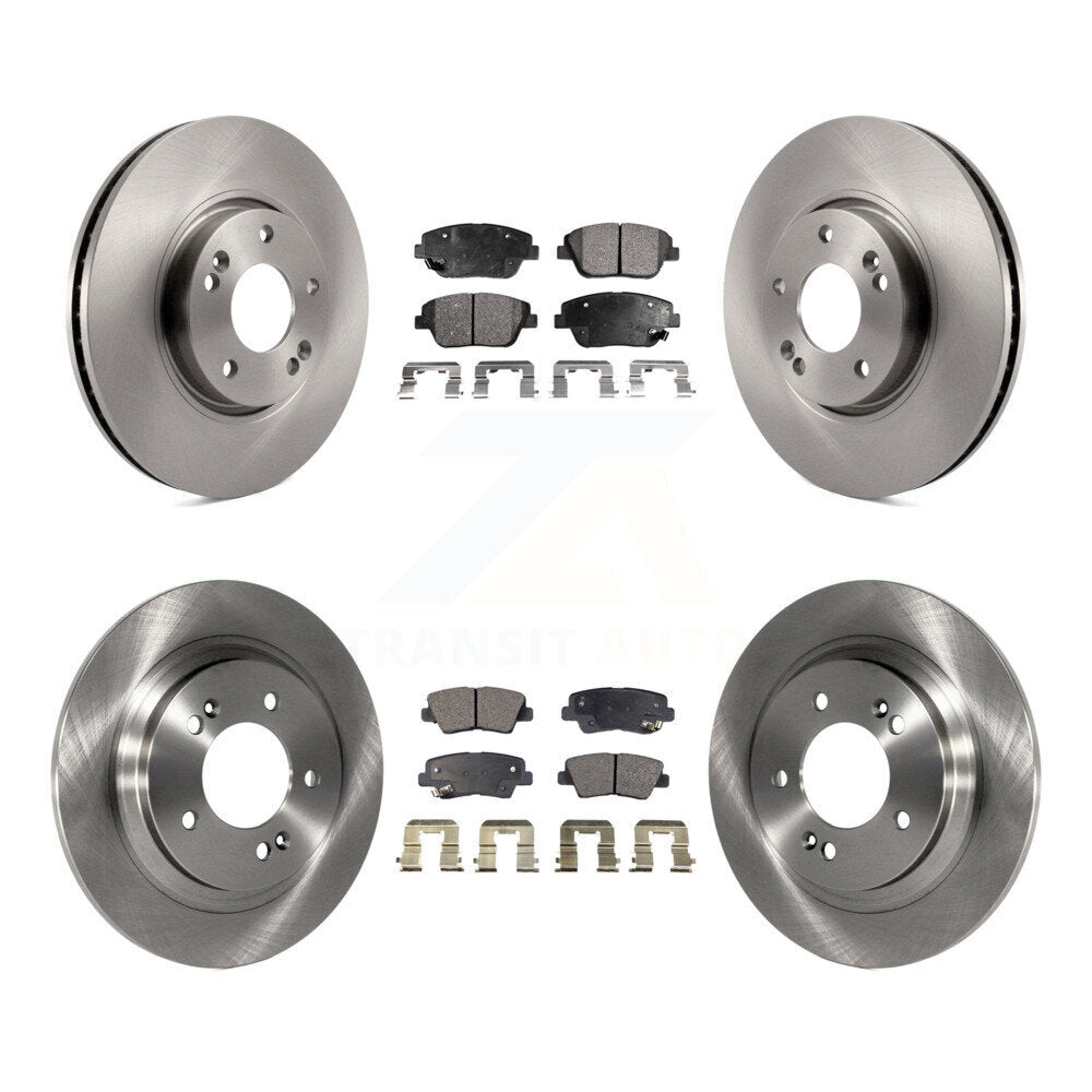 Transit Auto K8F-103864 Disc Brake Kit for 2015 Hyundai Sonata - Front and Rear product image