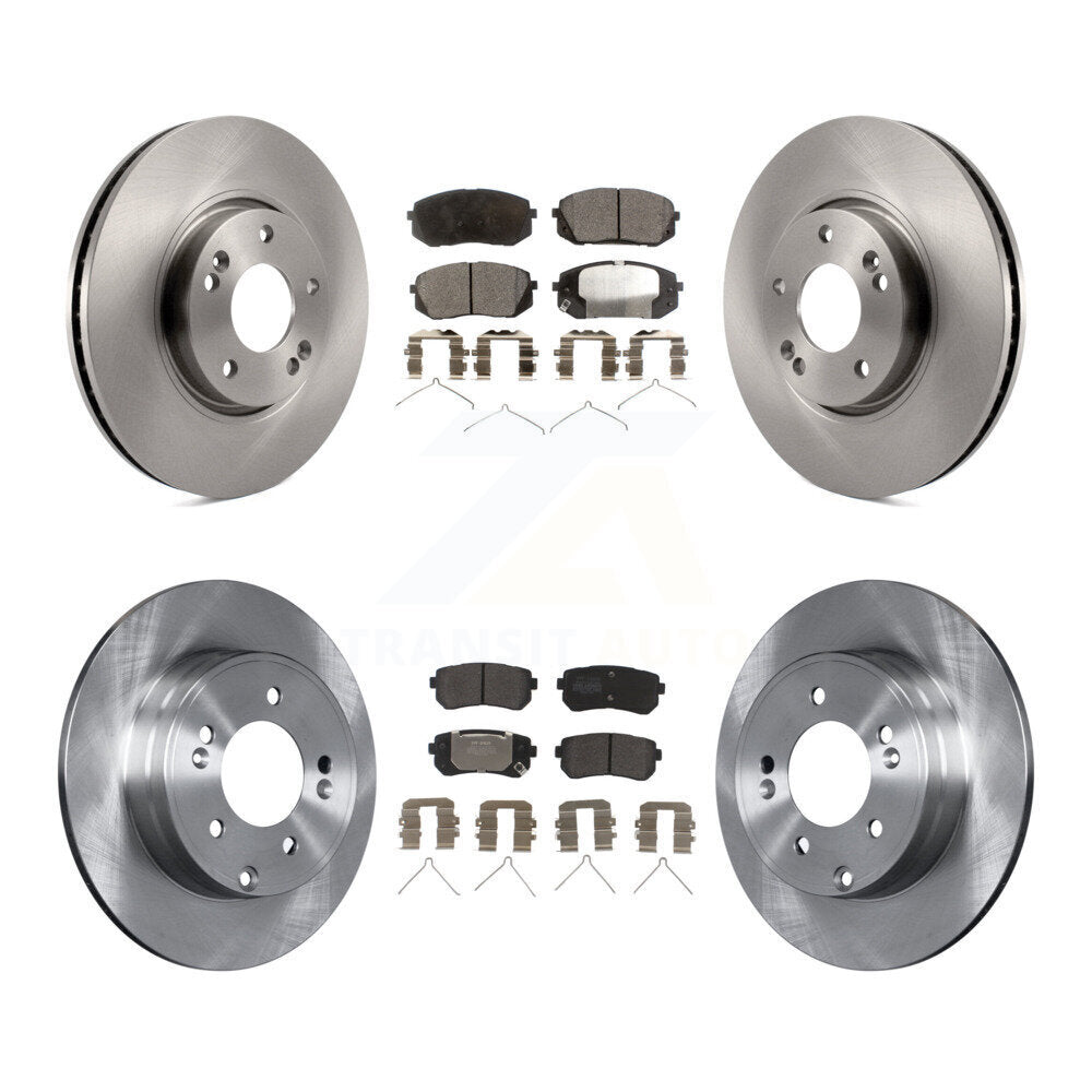 Transit Auto K8F-103865 Disc Brake Kit for 2016 Hyundai Sonata - Front and Rear product image