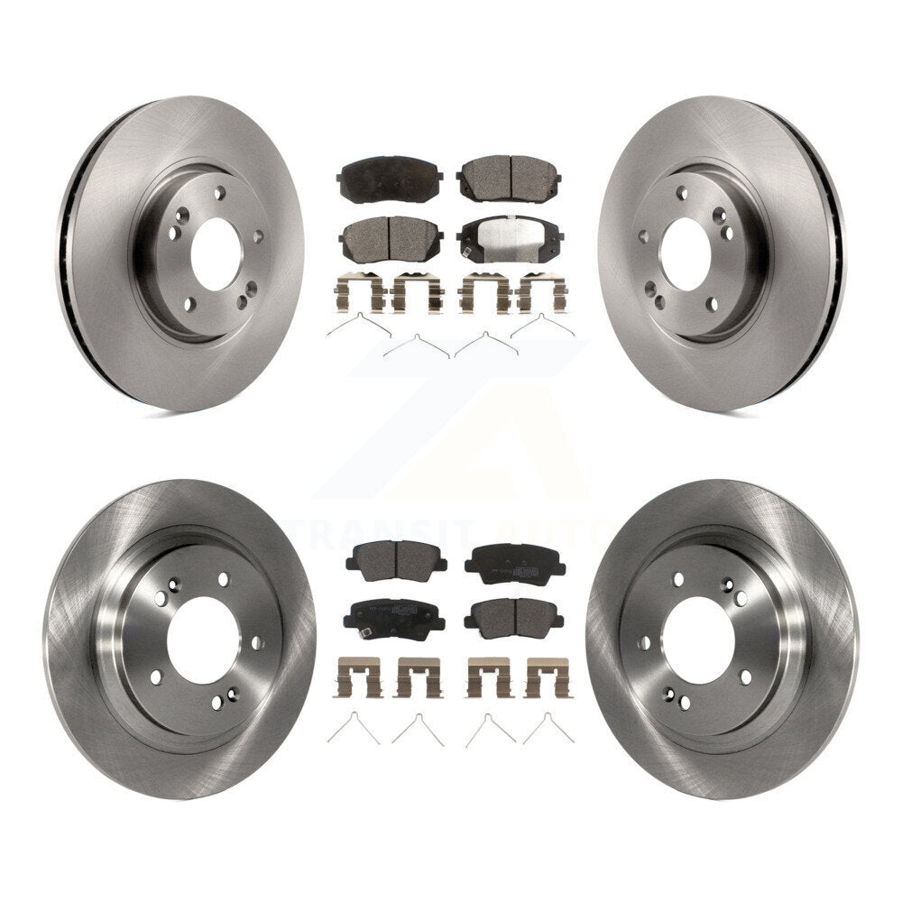 Transit Auto K8F-103866 Disc Brake Kit for 2016 Hyundai Sonata - Front and Rear product image