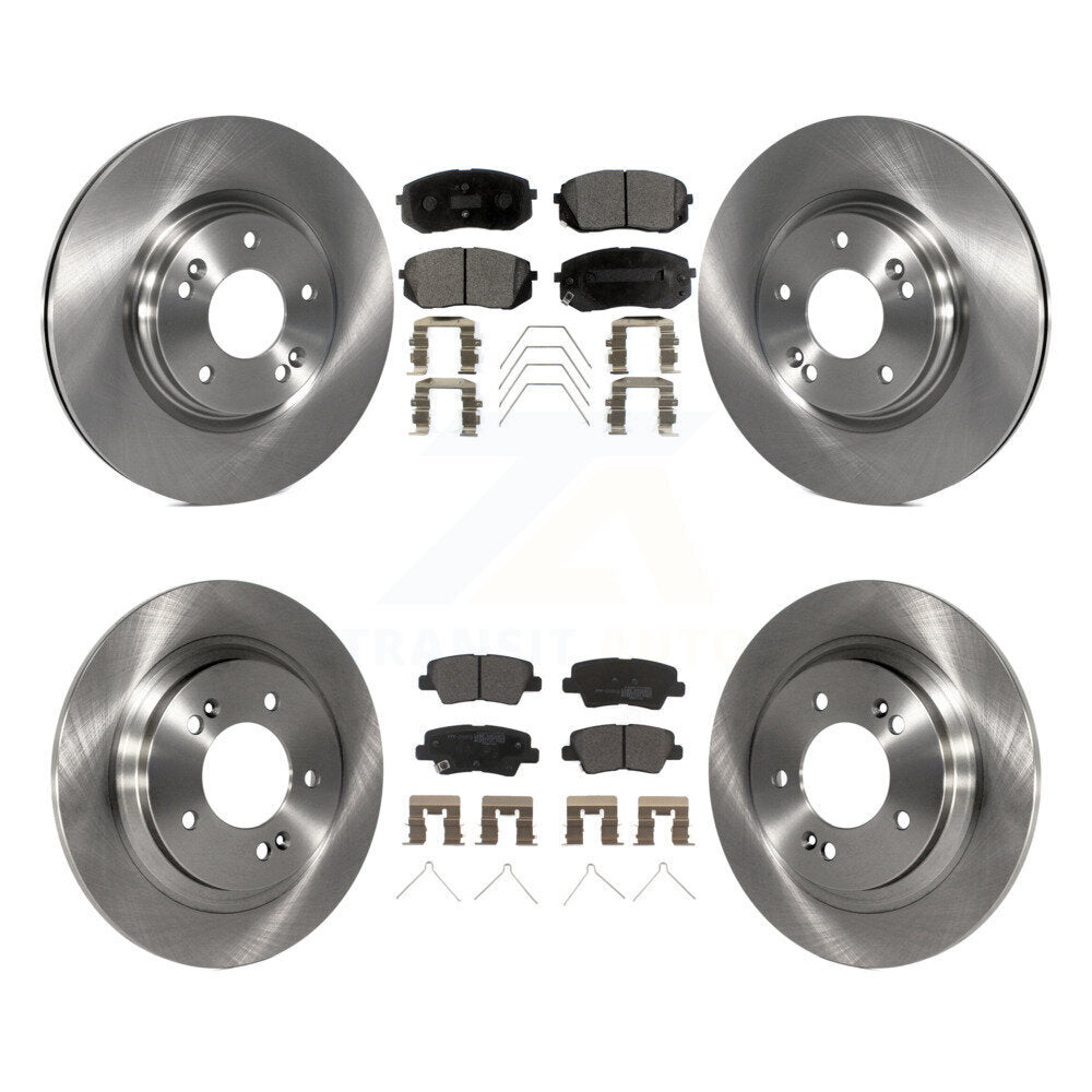 Transit Auto K8F-103867 Disc Brake Kit for 2018-2022 Kia Forte5, Hyundai Elantra GT - Front and Rear product image