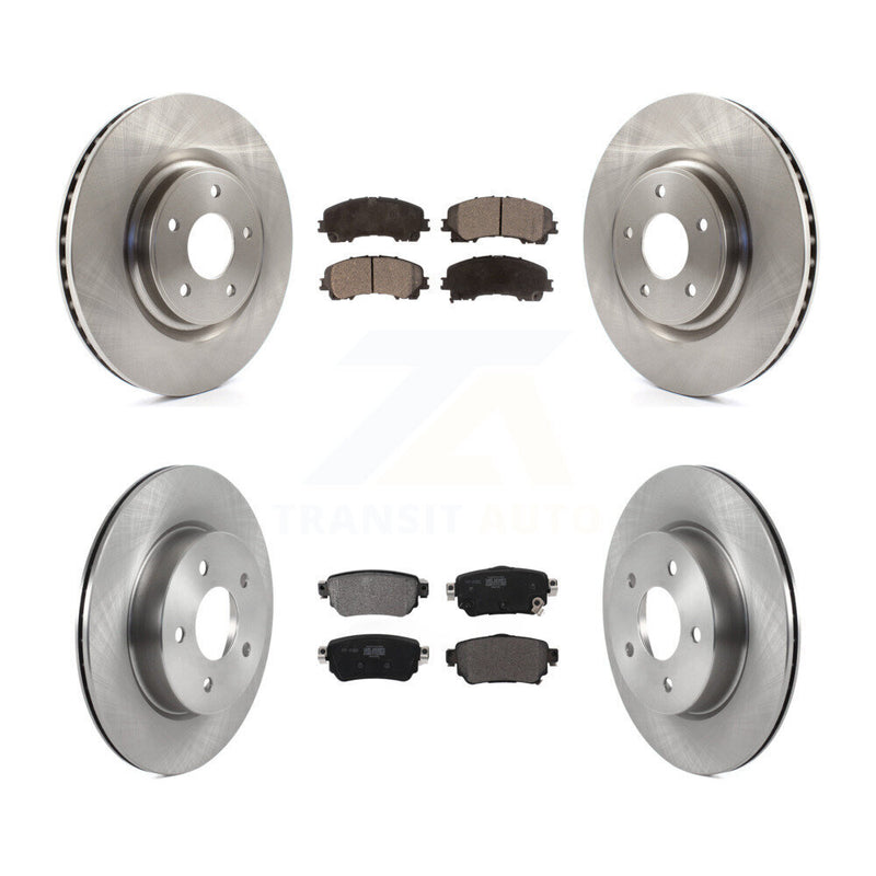 Transit Auto K8F-103884 Disc Brake Kit for 2019 Nissan Rogue - Front and Rear product image