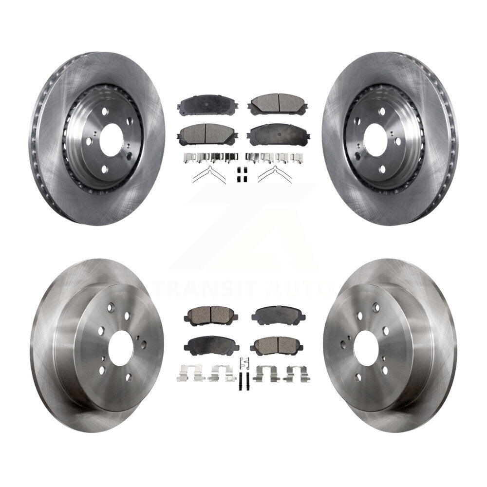 Transit Auto K8F-103885 Disc Brake Kit for 2014 Toyota Highlander - Front and Rear product image