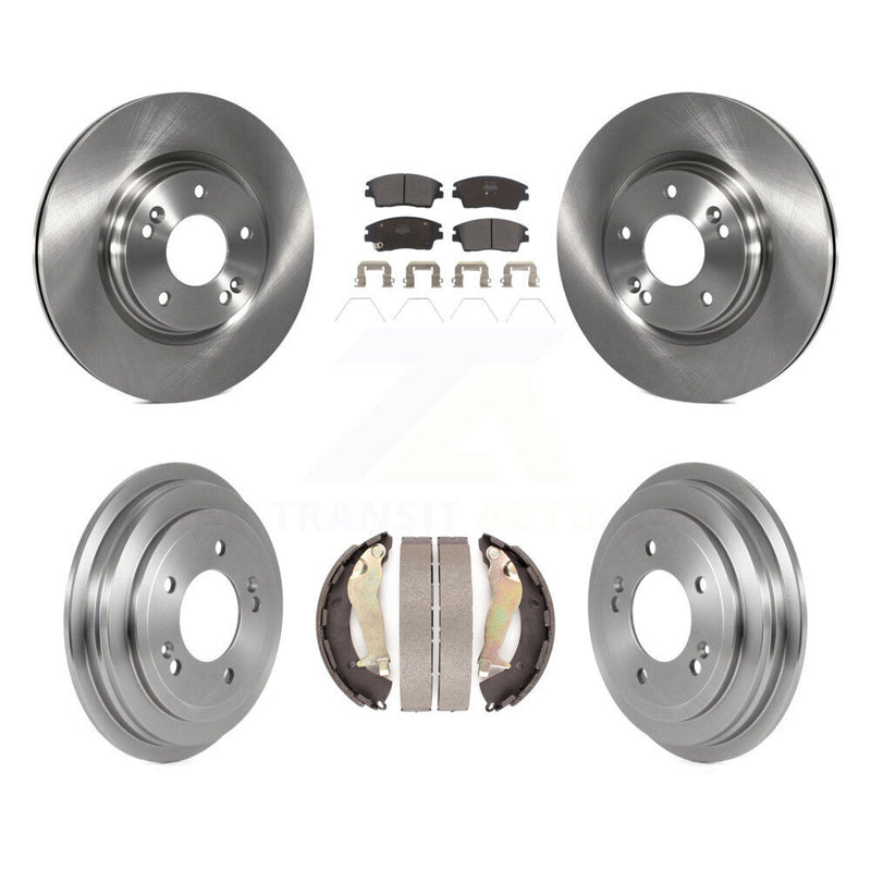 Transit Auto K8F-103910 Disc Brake Kit for 2017-2020 Hyundai Elantra - Front and Rear product image