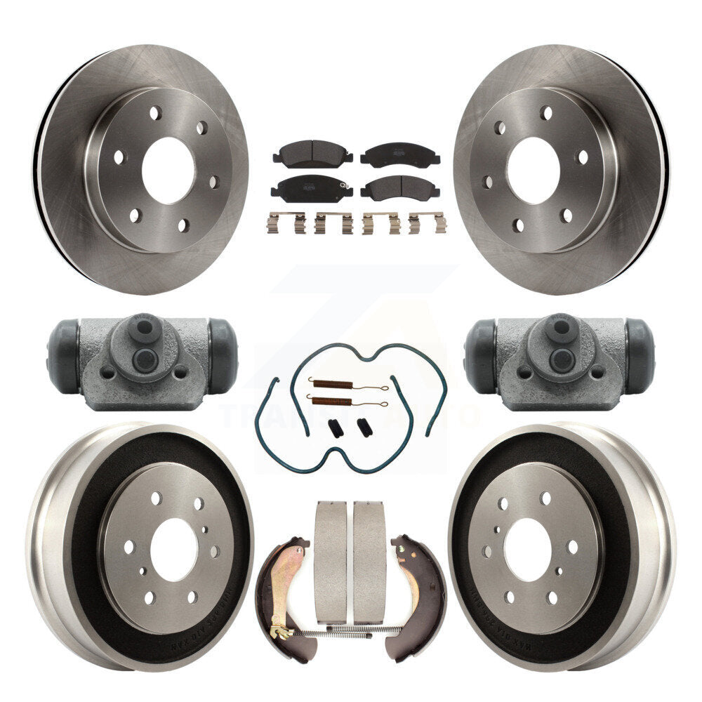 Transit Auto K8F-103913 Disc Brake Kit for 2007 GMC Sierra 1500 - Front and Rear product image