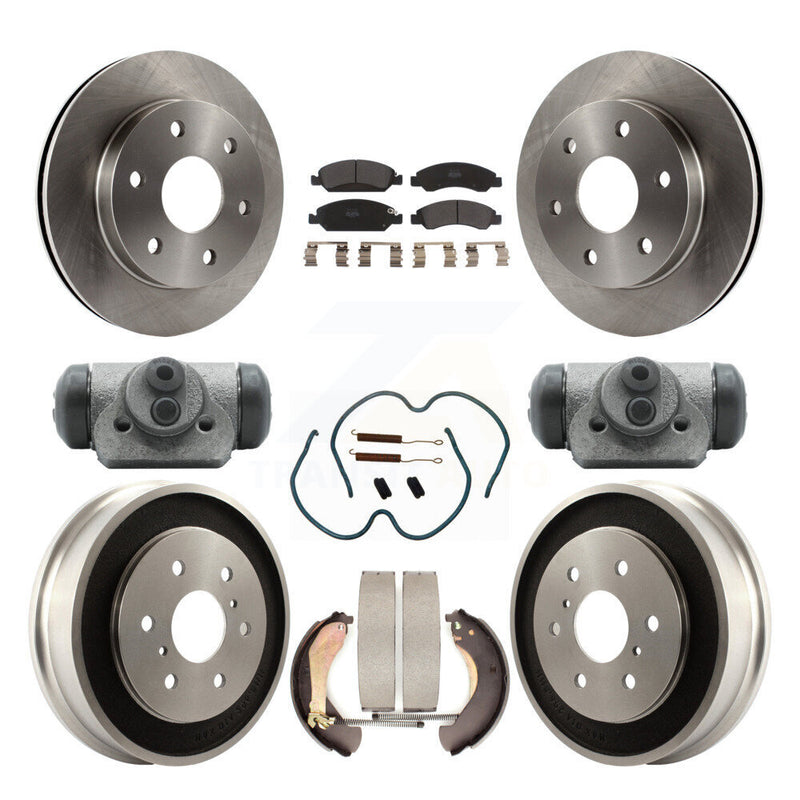 Transit Auto K8F-103913 Disc Brake Kit for 2007 GMC Sierra 1500 - Front and Rear product image