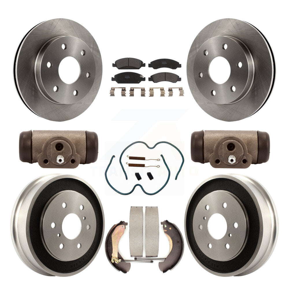 Transit Auto K8F-103914 Disc Brake Kit for 2007 GMC Sierra 1500 - Front and Rear product image