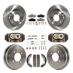 Transit Auto K8F-103915 Disc Brake Kit for 2002-2004 Hyundai Elantra - Front and Rear product image