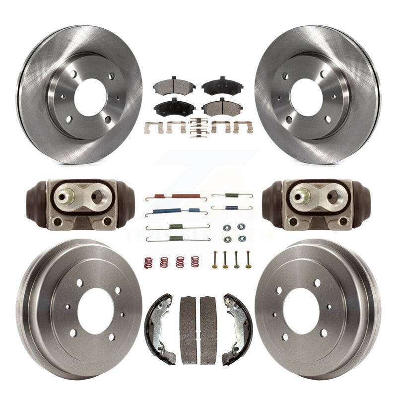 Transit Auto K8F-103915 Disc Brake Kit for 2002-2004 Hyundai Elantra - Front and Rear product image