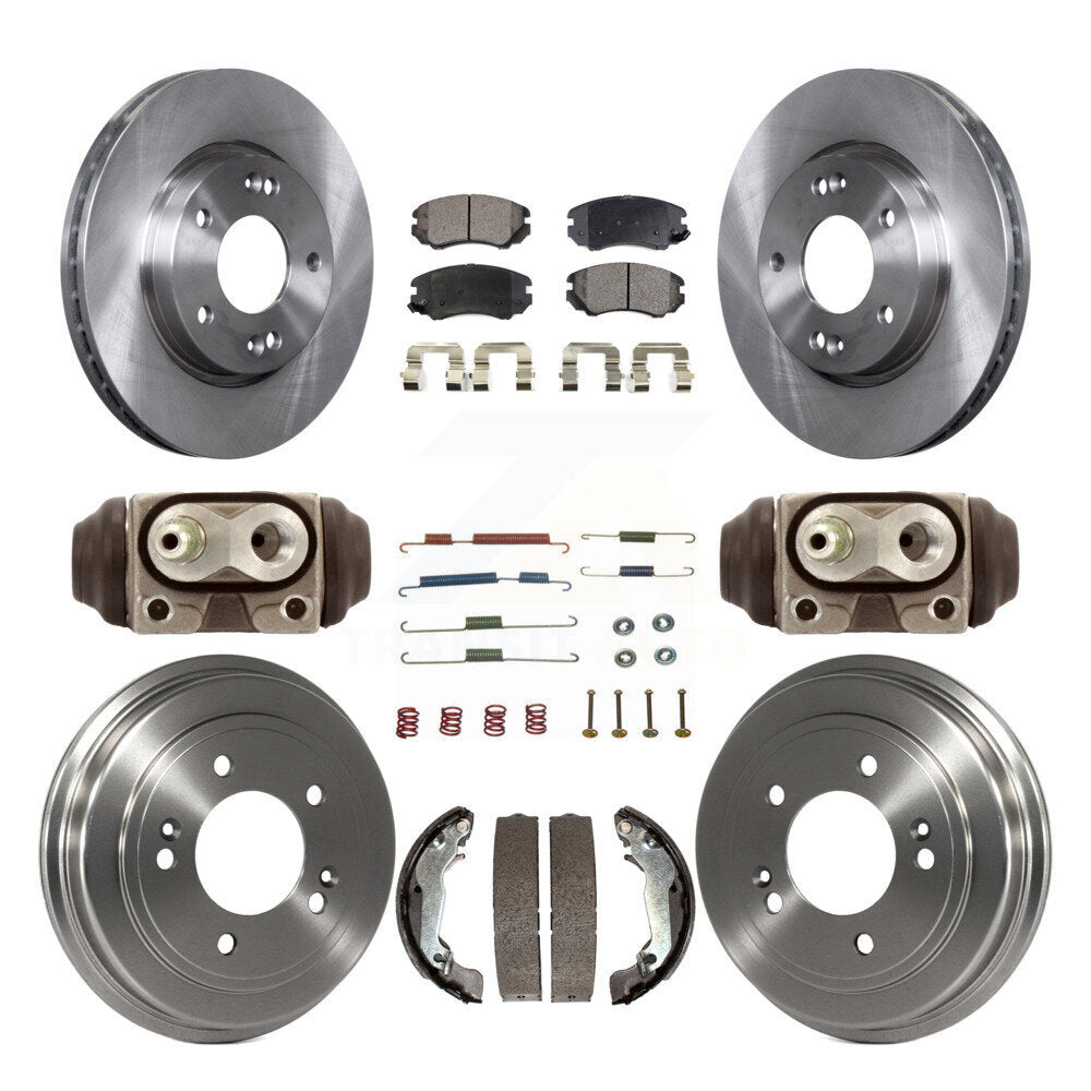 Transit Auto K8F-103917 Disc Brake Kit for 2008-2010 Hyundai Elantra - Front and Rear product image
