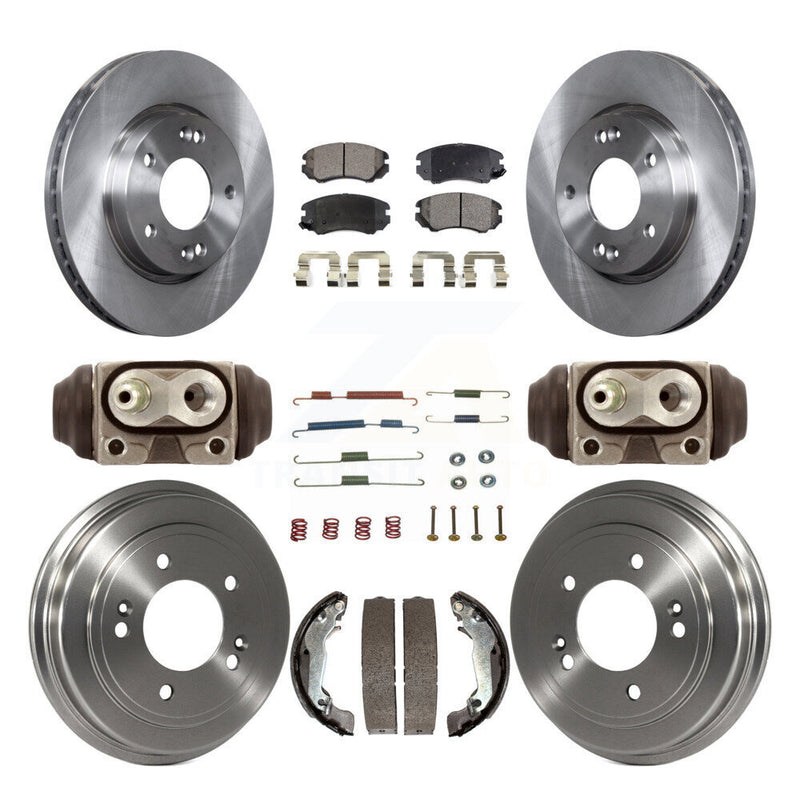 Transit Auto K8F-103917 Disc Brake Kit for 2008-2010 Hyundai Elantra - Front and Rear product image