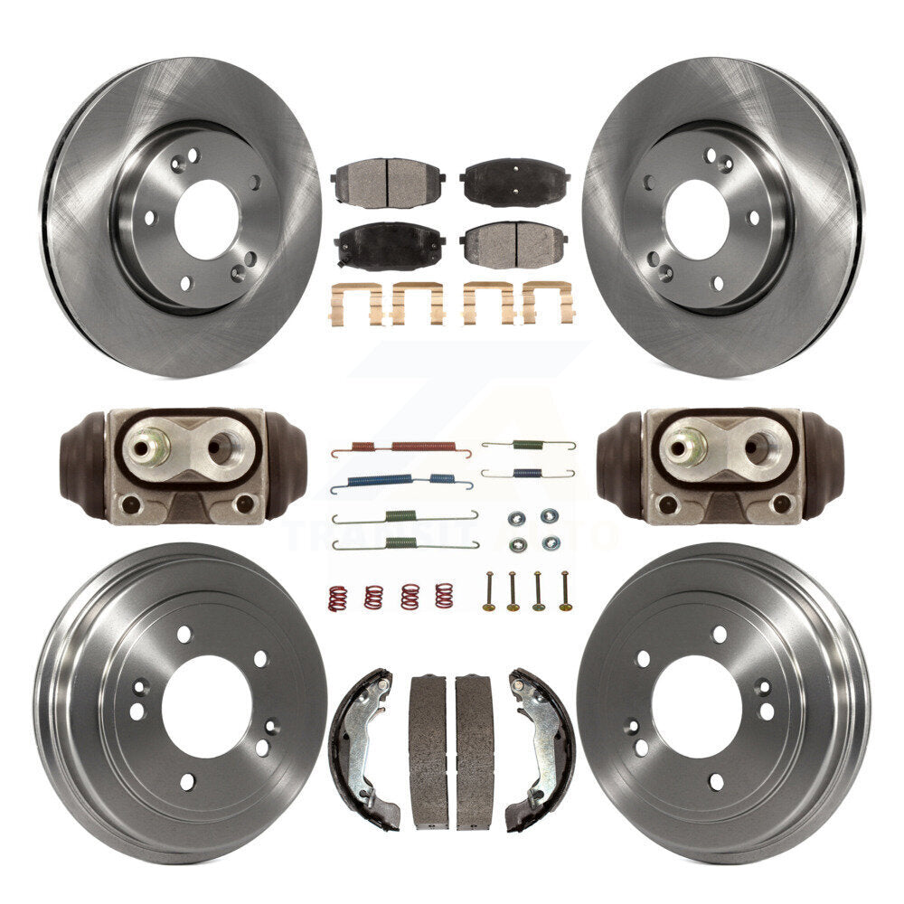 Transit Auto K8F-103918 Disc Brake Kit for 2009-2010 Hyundai Elantra - Front and Rear product image