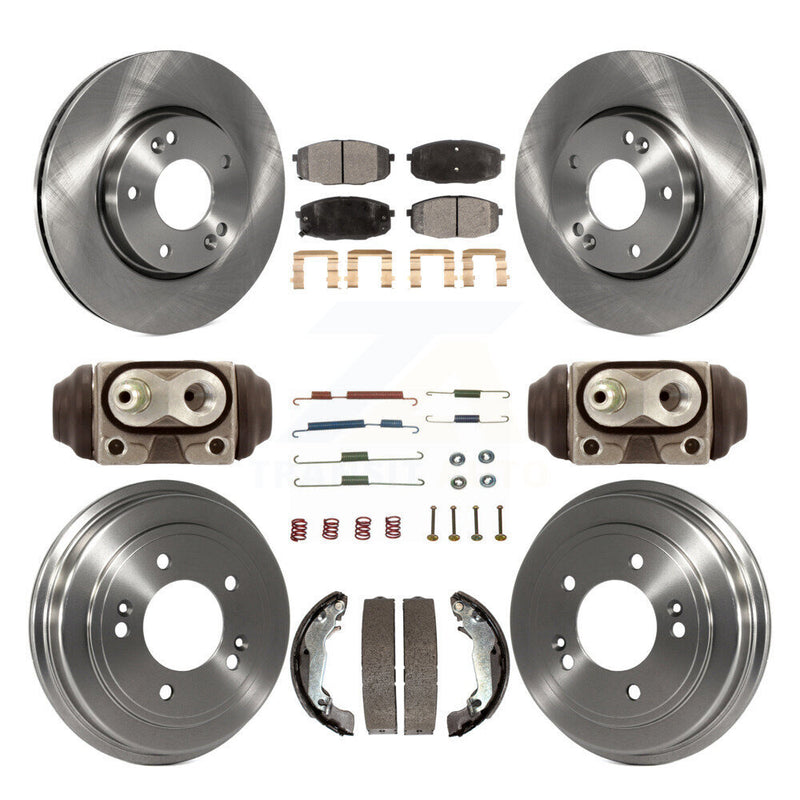 Transit Auto K8F-103918 Disc Brake Kit for 2009-2010 Hyundai Elantra - Front and Rear product image