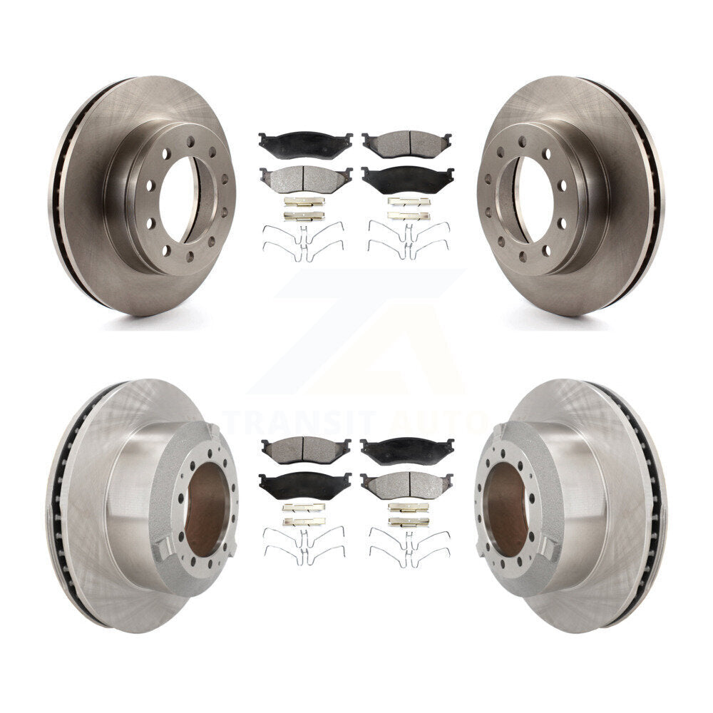 Transit Auto K8F-103925 Disc Brake Kit for 2005-2016 Ford F-450 Super Duty, International CF500, International CF600 & more - Front and Rear product image