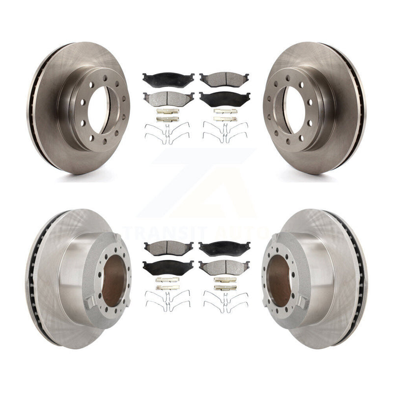 Transit Auto K8F-103925 Disc Brake Kit for 2005-2016 Ford F-450 Super Duty, International CF500, International CF600 & more - Front and Rear product image