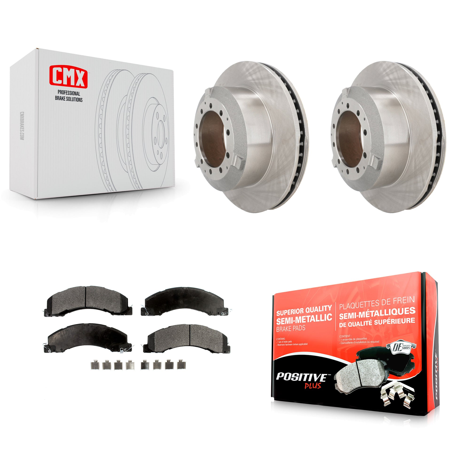 Transit Auto K8F-103949 Disc Brake Kit for 2008-2023 Ram 4500, Ram 5500, Dodge Ram 4500 & more - Rear product image
