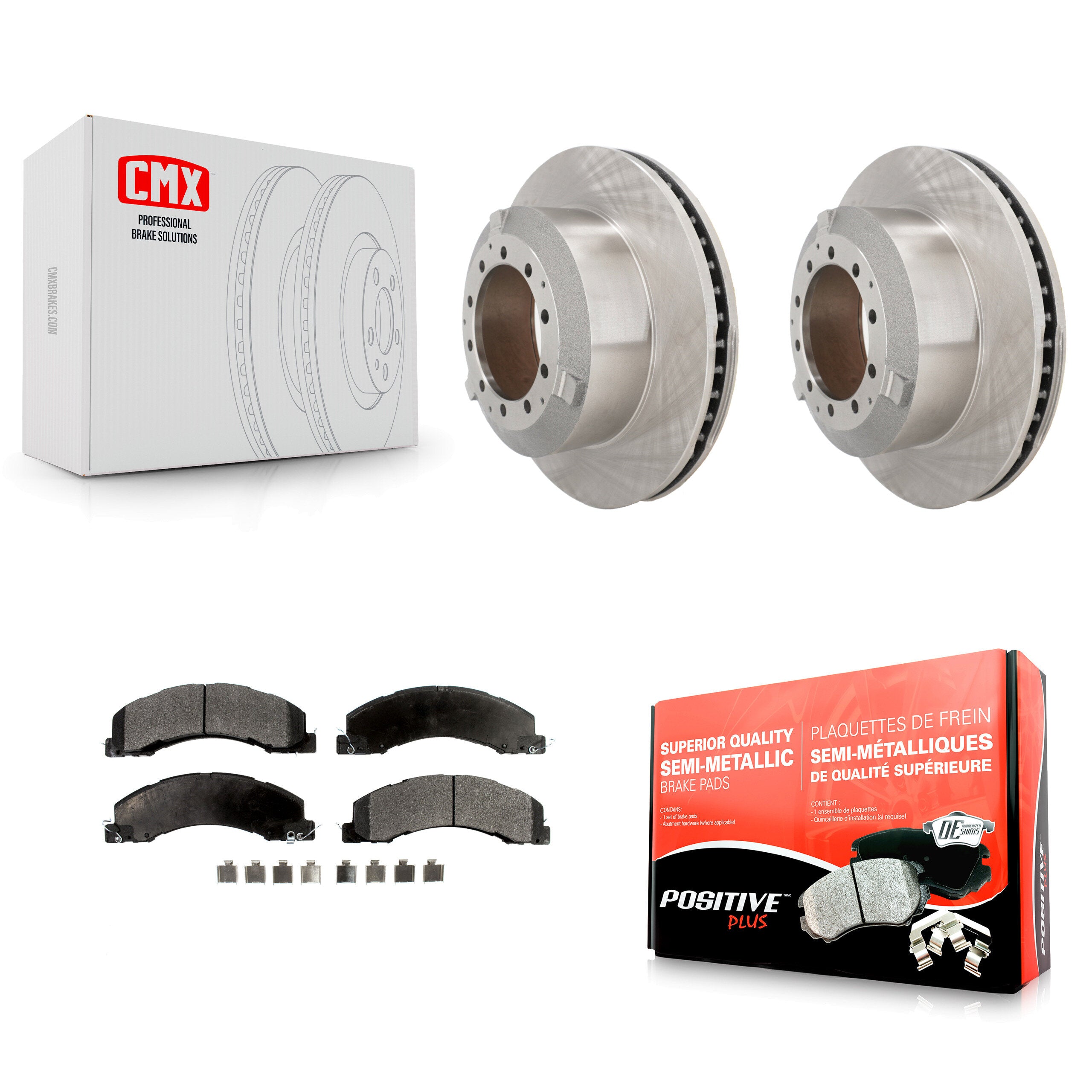 Transit Auto K8F-103949 Disc Brake Kit for 2008-2023 Ram 4500, Ram 5500, Dodge Ram 4500 & more - Rear product image