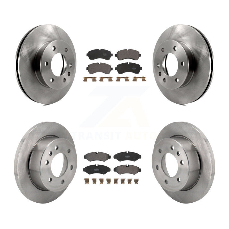 Transit Auto K8F-103980 Disc Brake Kit for 2019-2024 Mercedes-Benz Sprinter 3500, Freightliner Sprinter 2500, Mercedes-Benz Sprinter 1500 & more - Front and Rear product image