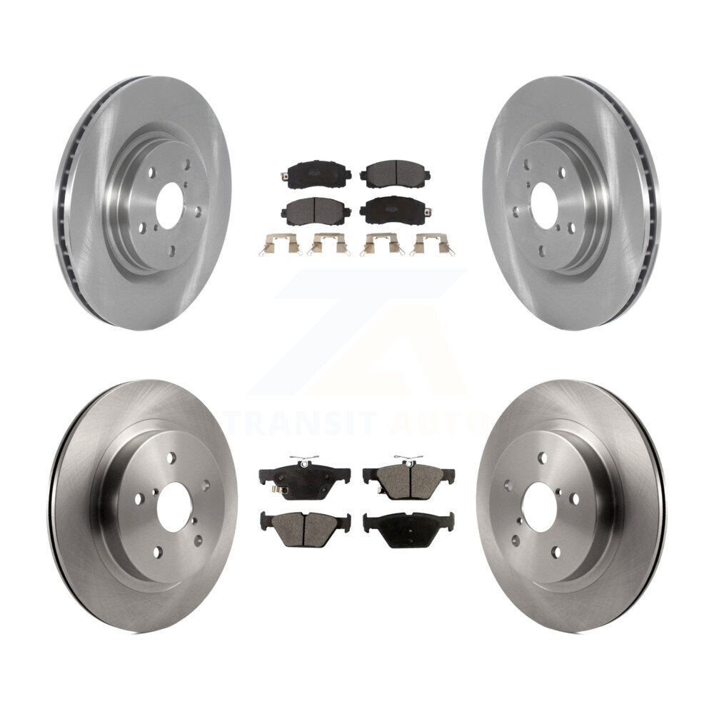 Transit Auto K8F-103982 Disc Brake Kit for 2020-2024 Subaru WRX, Subaru Legacy, Subaru Outback - Front and Rear product image