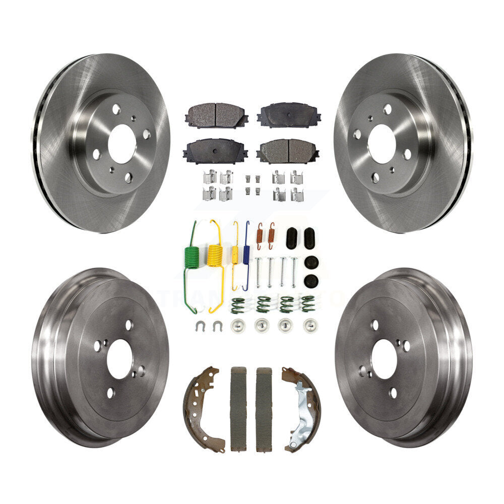 Transit Auto K8F-103992 Disc Brake Kit for 2014-2018 Toyota Yaris - Front and Rear product image
